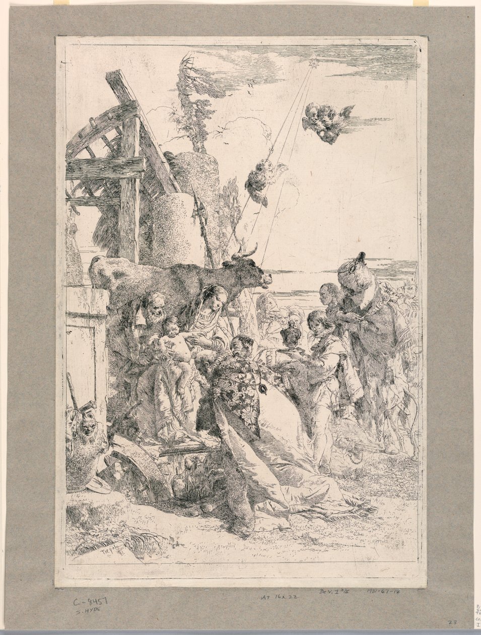 A királyok imádása alkotó: Giovanni Battista Tiepolo