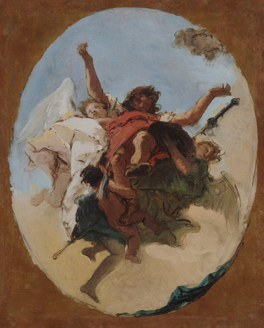 Szent Rókus apoteózisa alkotó: Giovanni Battista Tiepolo