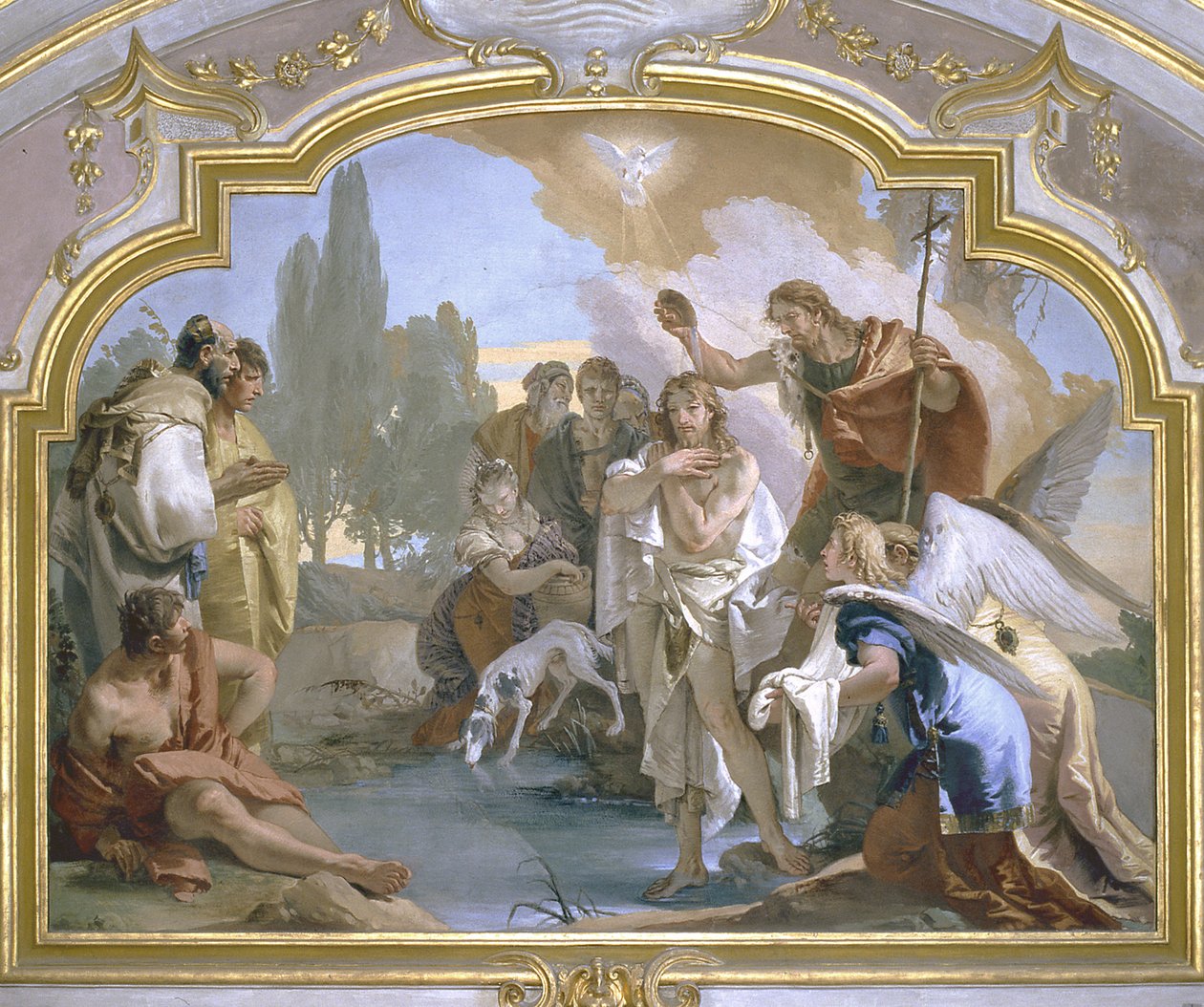 Krisztus keresztsége alkotó: Giovanni Battista Tiepolo