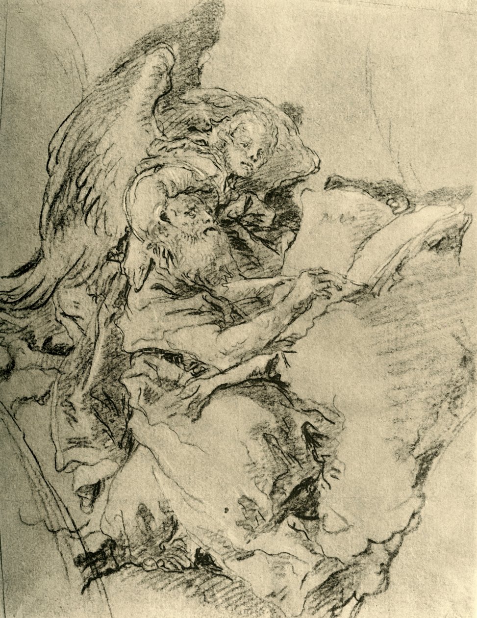 „Máté evangélista”, 1743, 1928 alkotó: Giovanni Battista Tiepolo