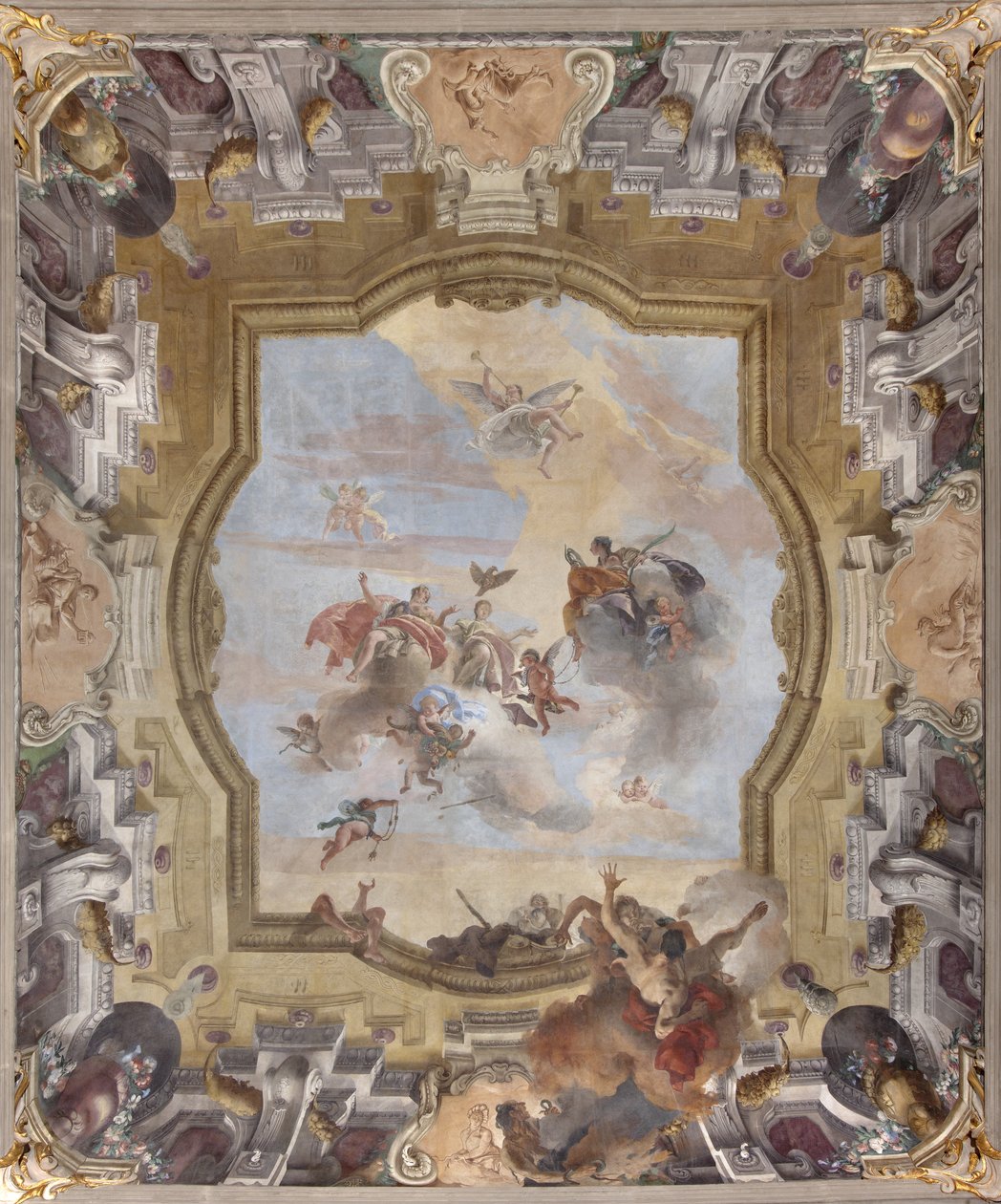 A démonok bukása, Scipio történetei, 1731 alkotó: Giovanni Battista Tiepolo