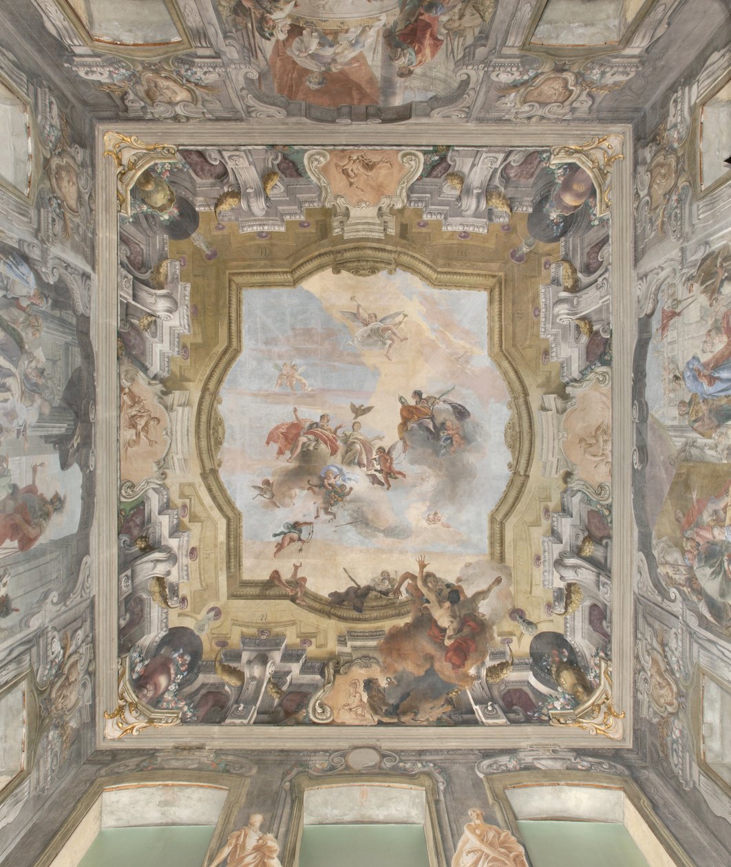 A démonok bukása, Scipio történetei, részlet, 1731 (3498337 részlet) alkotó: Giovanni Battista Tiepolo