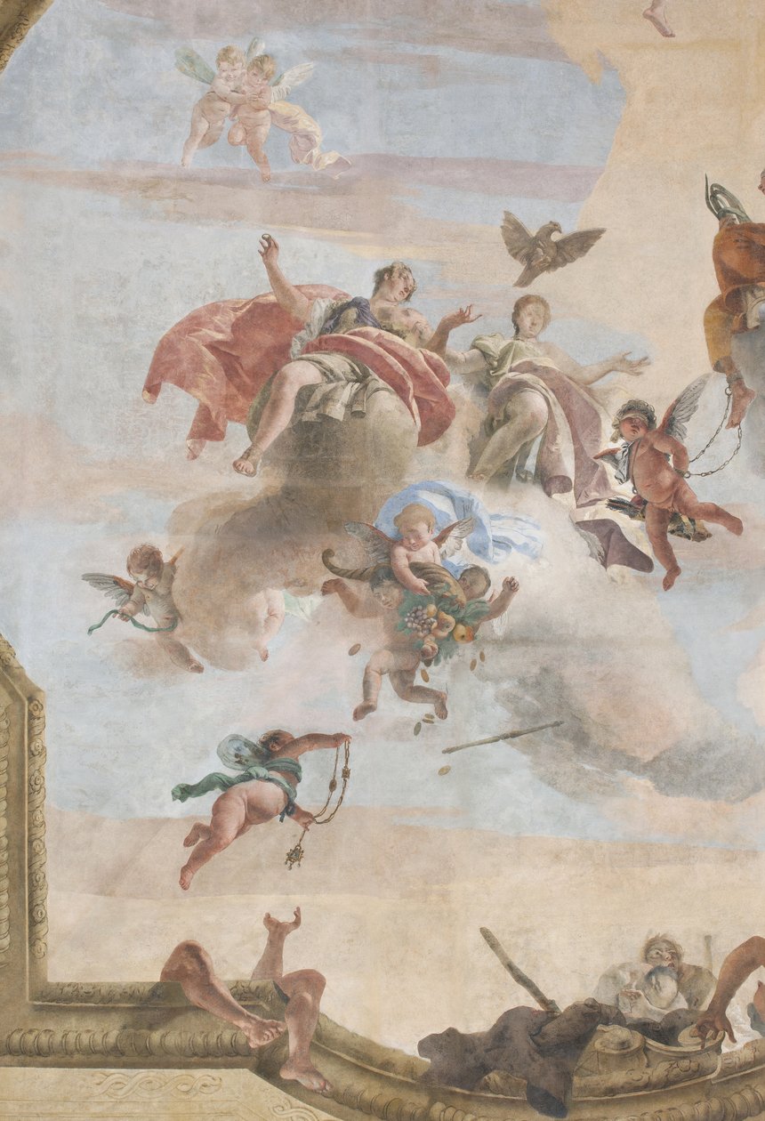 A démonok bukása, Scipio történetei, részlet, 1731 (3498337 részlet) alkotó: Giovanni Battista Tiepolo