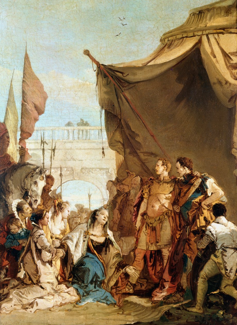 „Dárius családja Sándor előtt”, ie 333, 1745 alkotó: Giovanni Battista Tiepolo