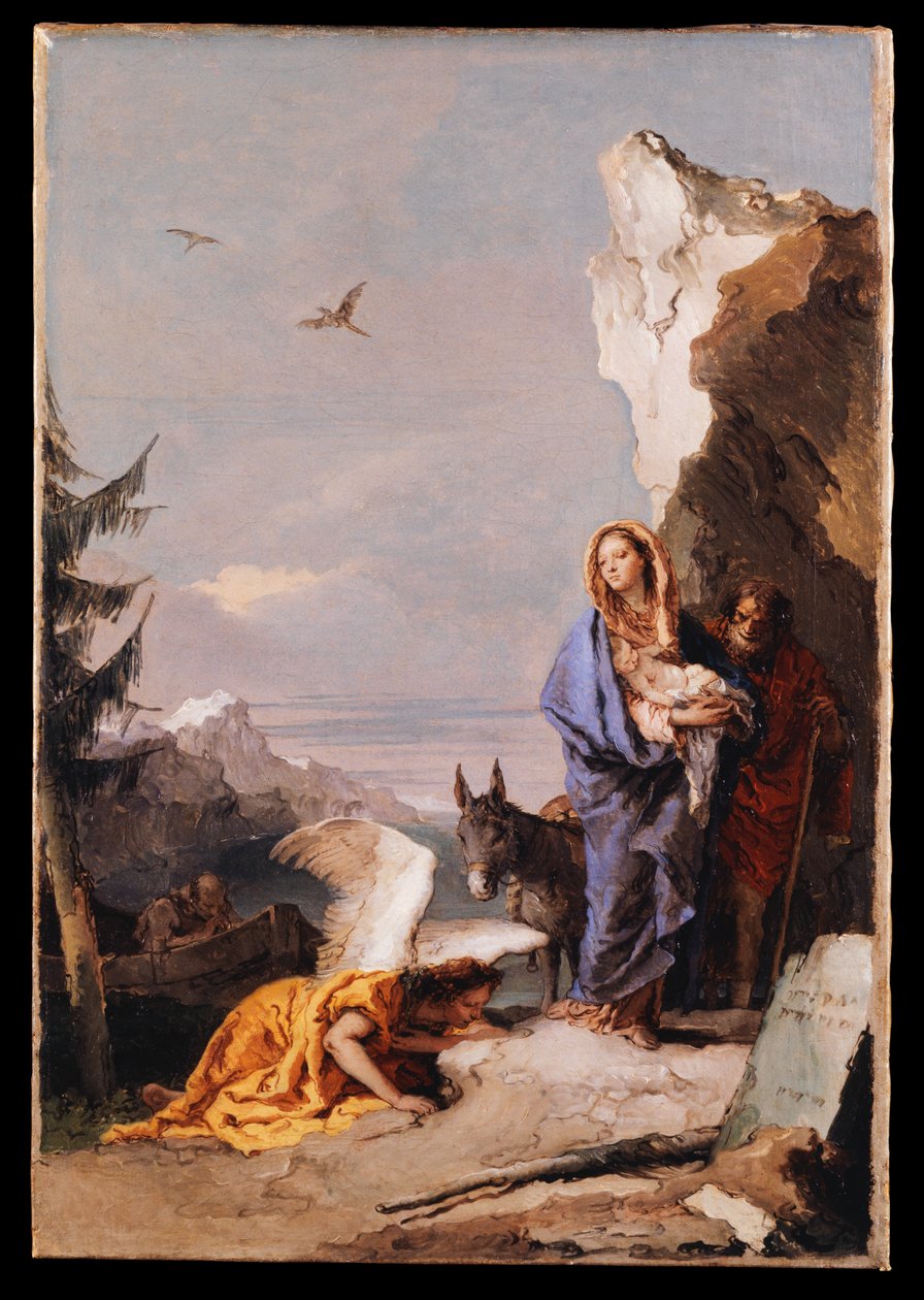 Menekülés Egyiptomba alkotó: Giovanni Battista Tiepolo