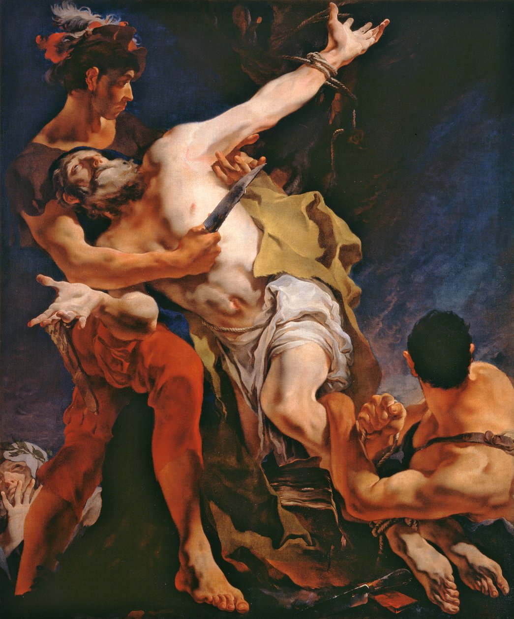 Szent Bertalan mártíromsága, 1722 alkotó: Giovanni Battista Tiepolo