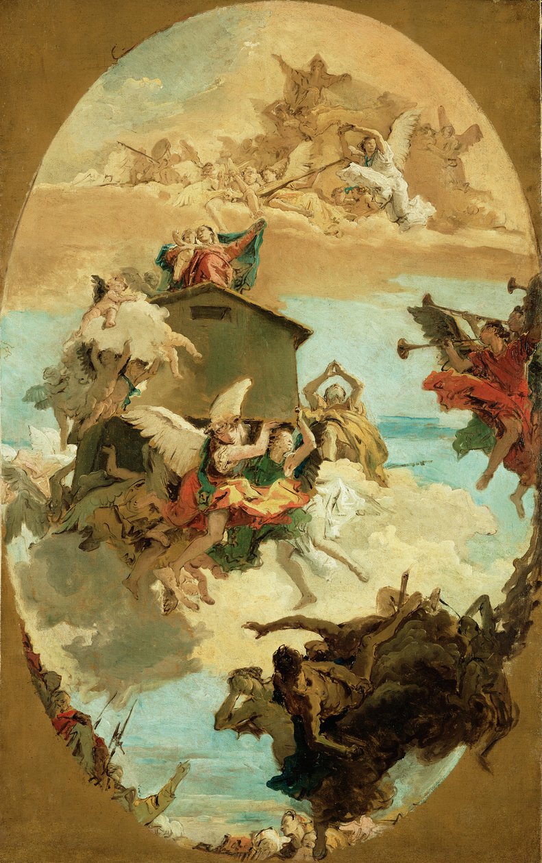 A Loretói Szent Ház csodája alkotó: Giovanni Battista Tiepolo