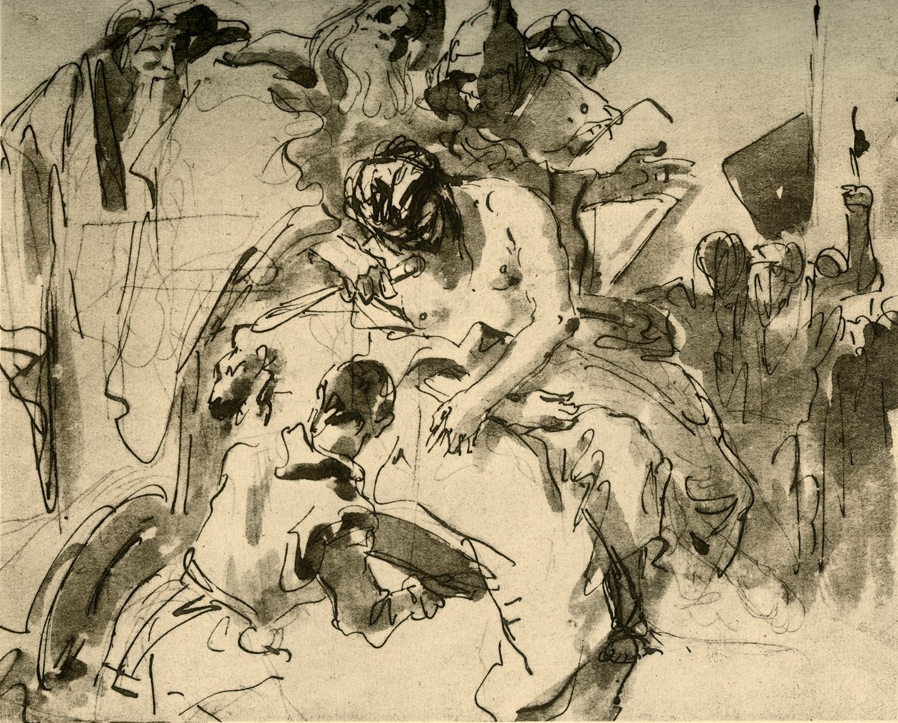 Iphigenia áldozata, 1757, 1928 alkotó: Giovanni Battista Tiepolo
