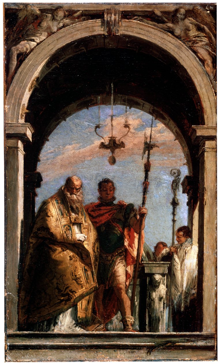 Két szent, 1740-1745. alkotó: Giovanni Battista Tiepolo