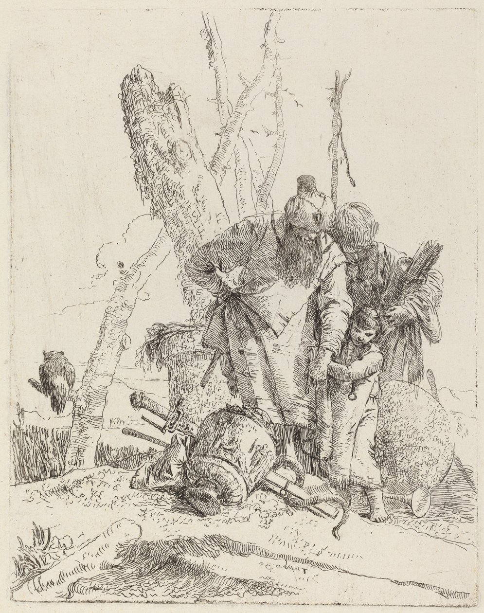 Két turbános bűvész és egy fiú alkotó: Giovanni Battista Tiepolo
