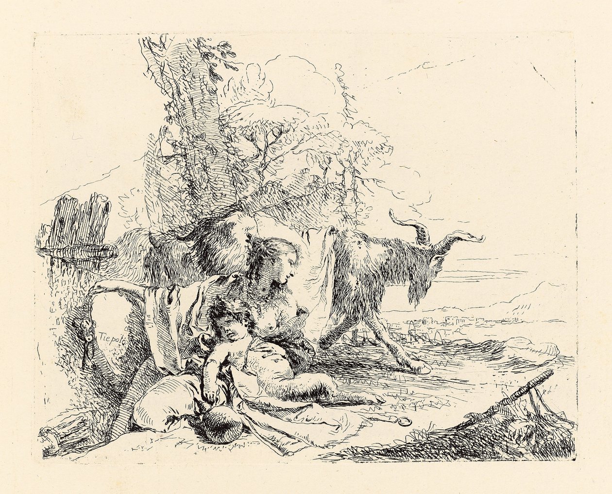 Vari Capricci, 1750 előtt alkotó: Giovanni Battista Tiepolo