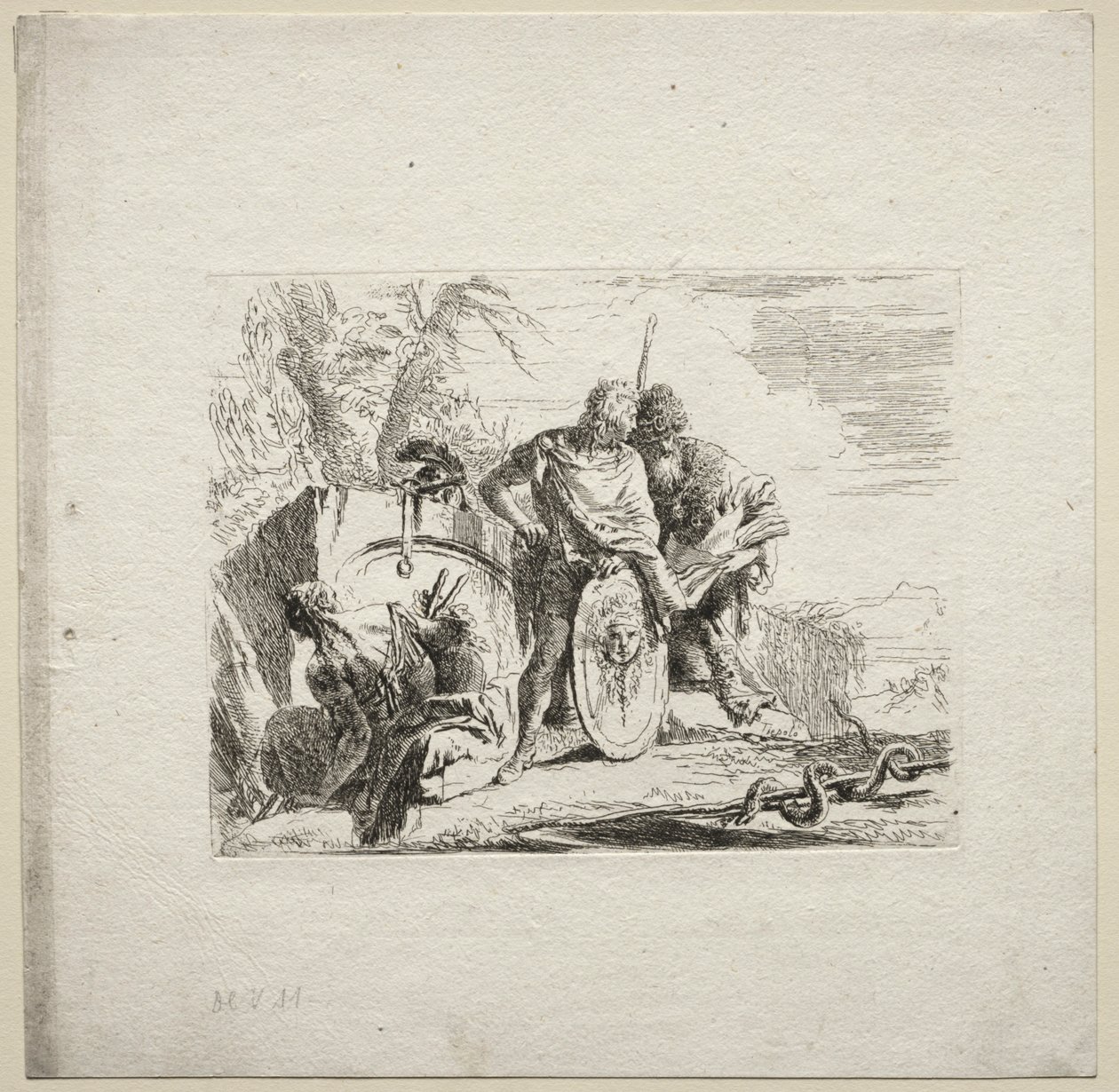 Különféle szeszélyek: A fiatal katona és az asztrológus, 1785. alkotó: Giovanni Battista Tiepolo