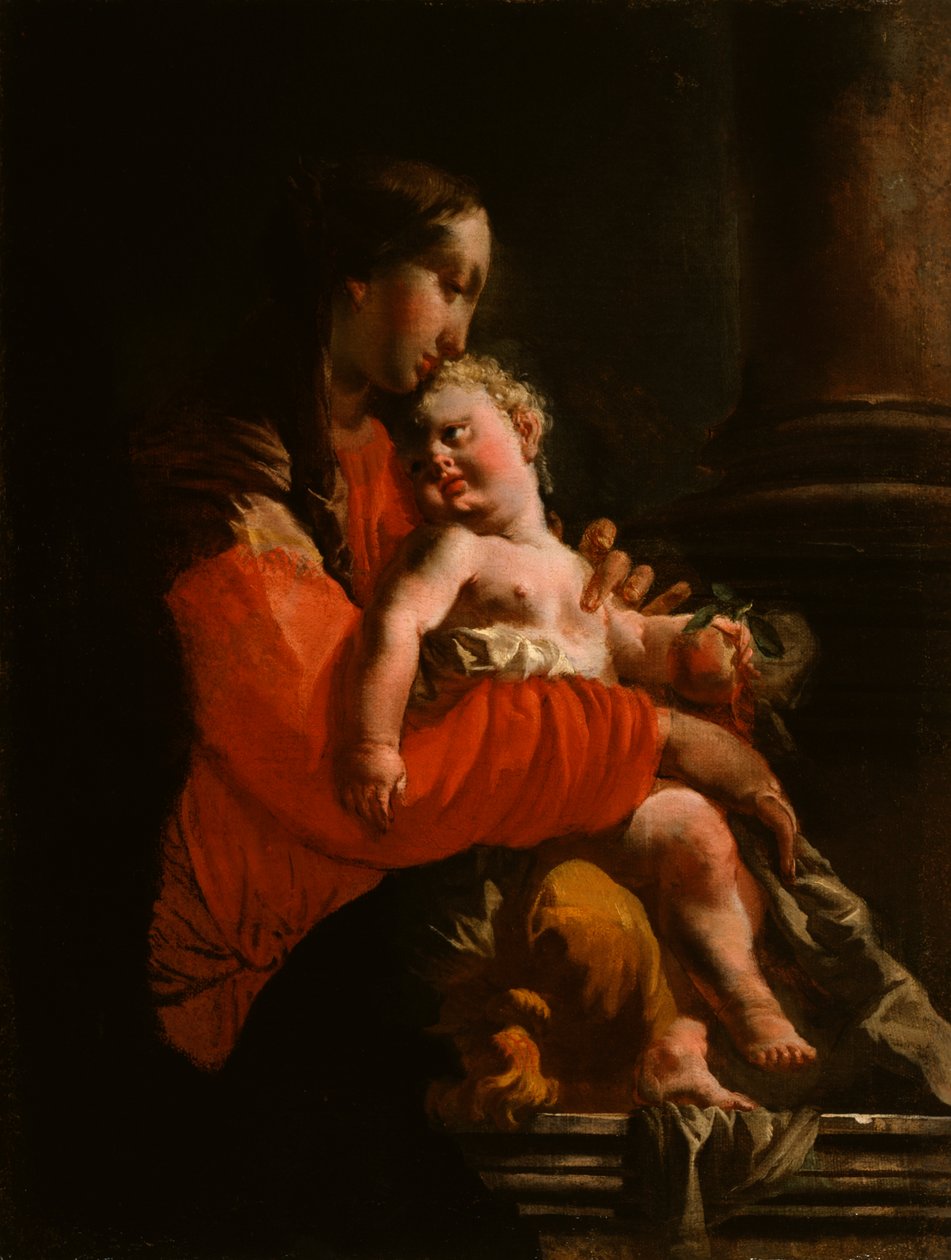 Szűz Mária a gyermekkel alkotó: Giovanni Battista Tiepolo