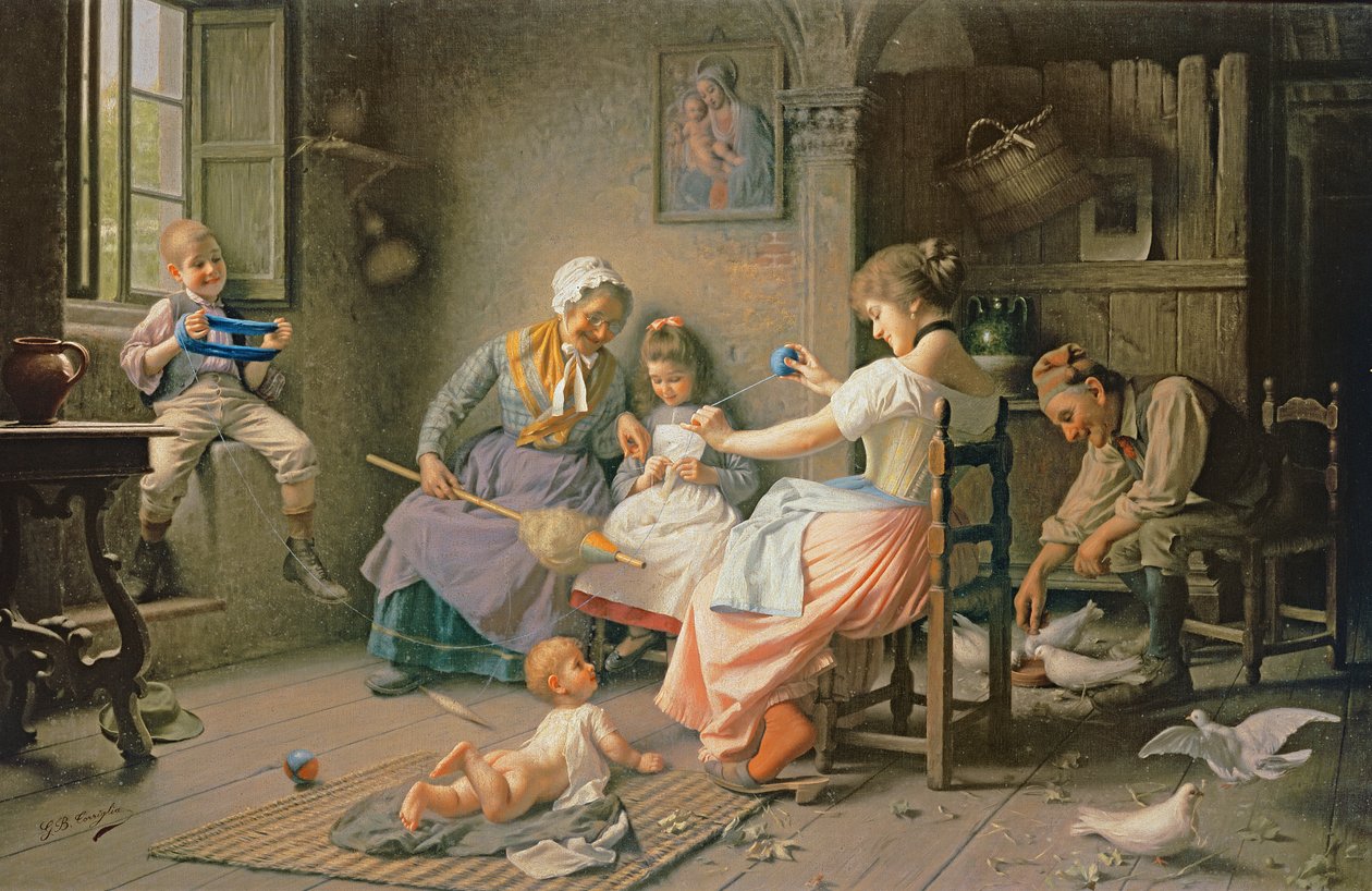 Helping Mother alkotó: Giovanni Battista Torriglia