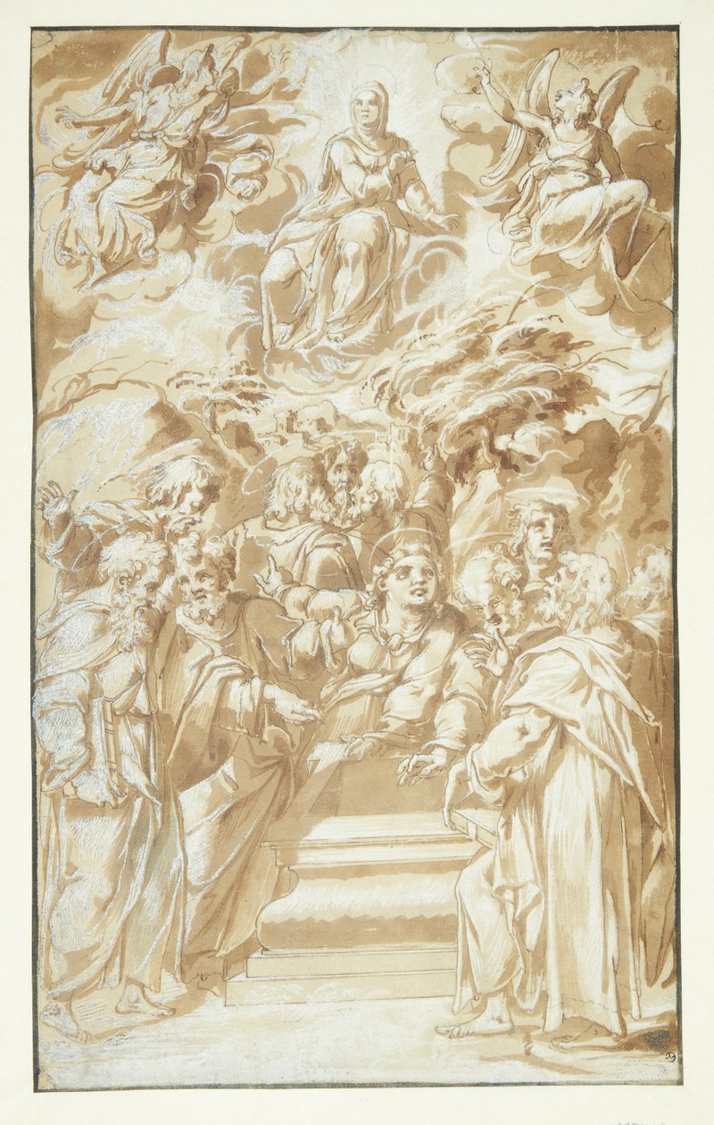 Mária mennybemenetele alkotó: Giovanni Battista Venanzi