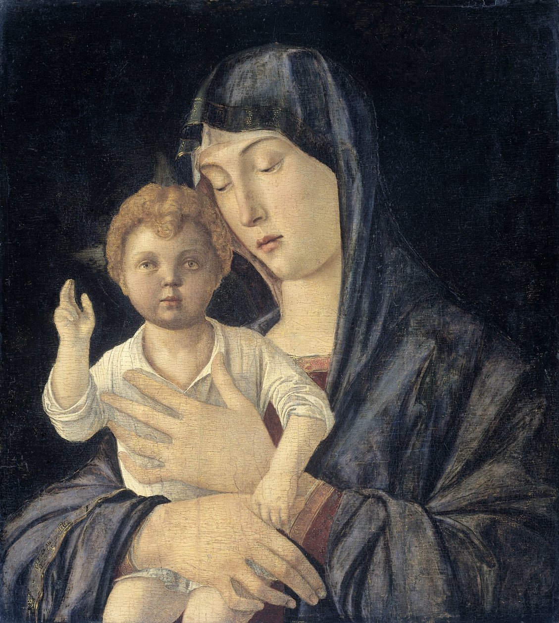 Madonna és gyermeke alkotó: Giovanni Bellini (attributed to)