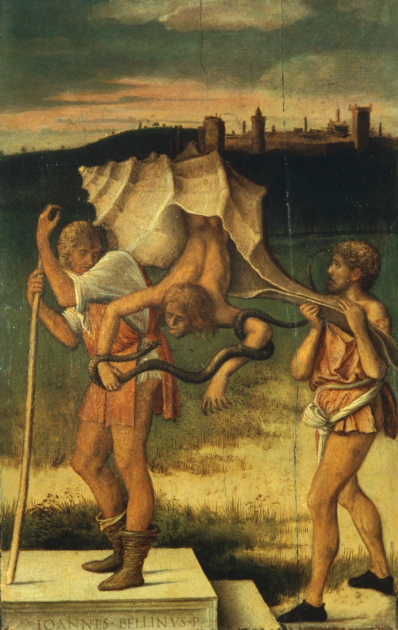 Allegória Rosszindulatú pletyka (vagy rágalmazás) alkotó: Giovanni Bellini