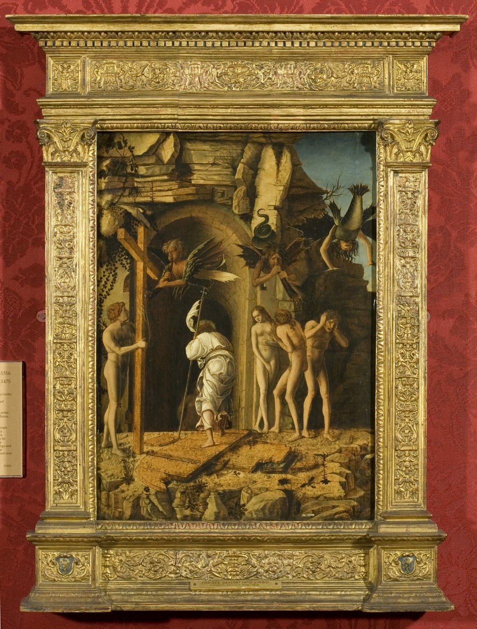 Krisztus alászállása Limboba (olaj pergamen a panelen) alkotó: Giovanni Bellini