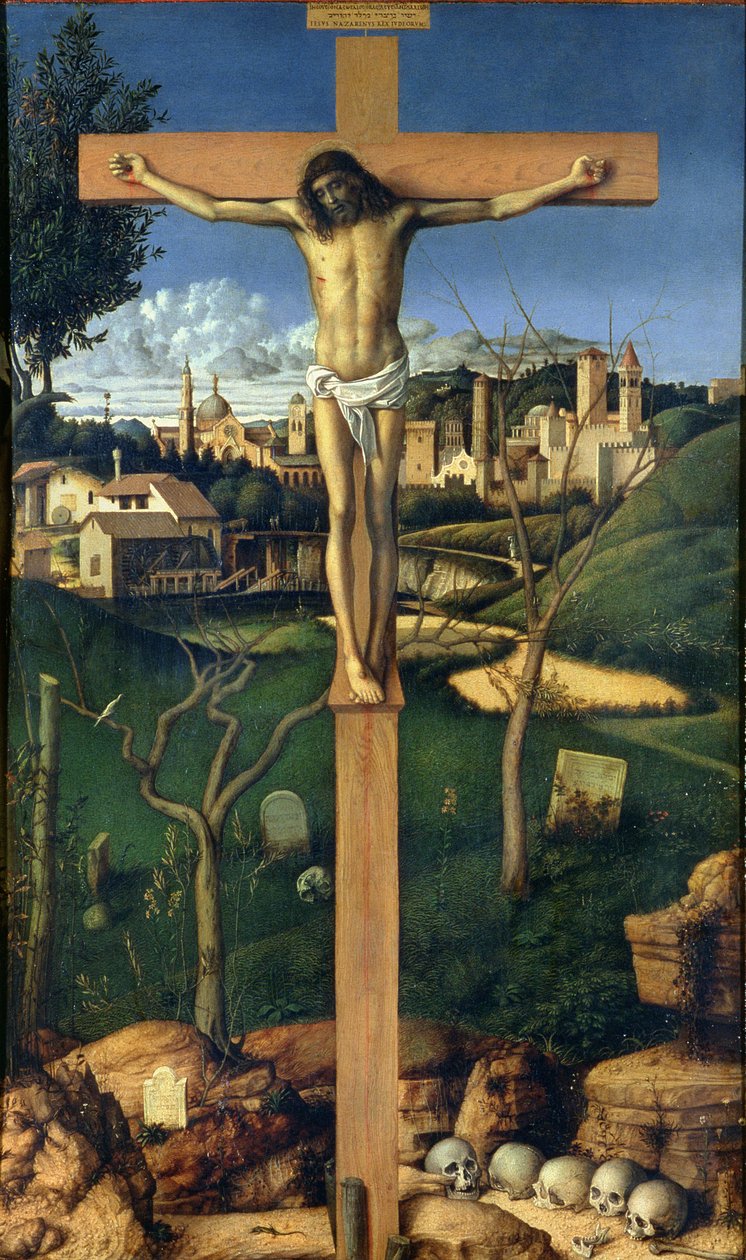 Keresztre feszítés, 1505 körül alkotó: Giovanni Bellini