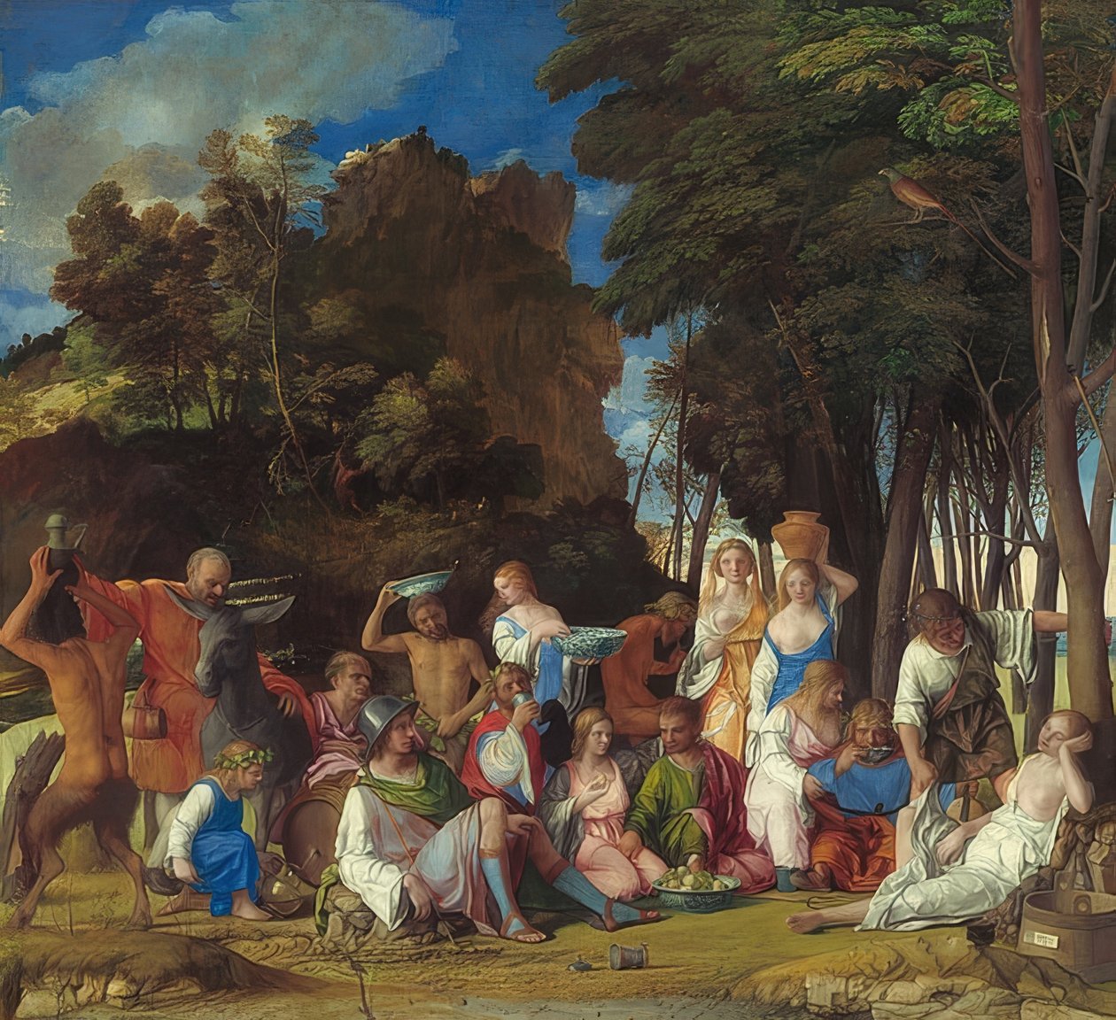 Az istenek ünnepe. 1514/29 alkotó: Giovanni Bellini