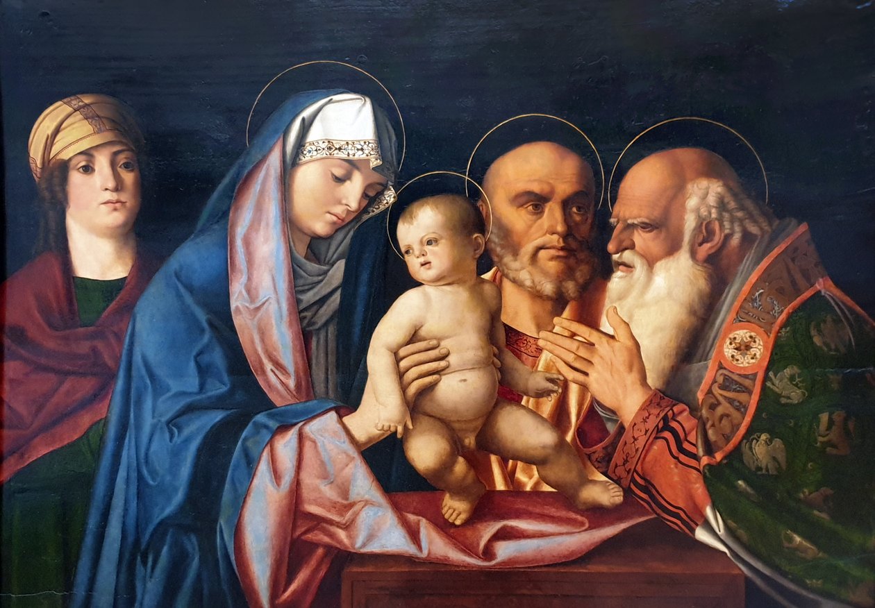 Német: Darbringung Christi im Tempel Krisztus bemutatása a templomban alkotó: Giovanni Bellini