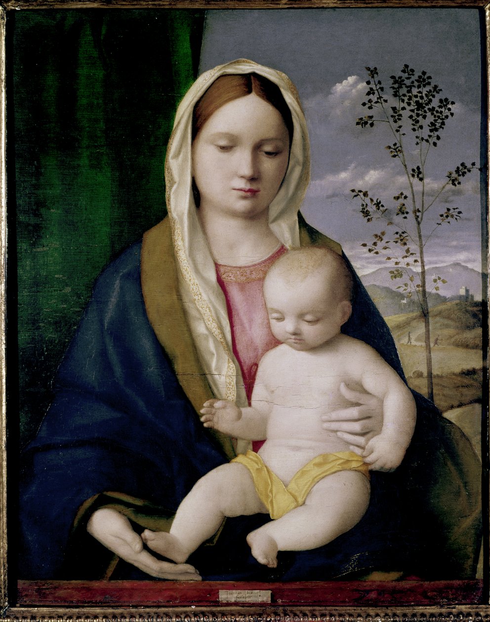 Madonna és gyermeke alkotó: Giovanni Bellini