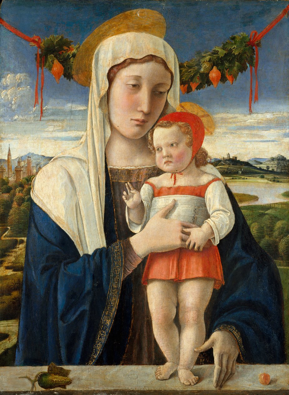 Madonna és gyermeke, kb. 1470. alkotó: Giovanni Bellini