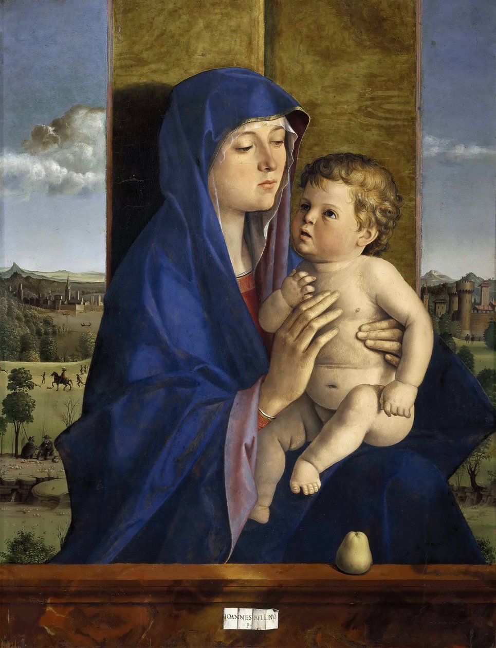 Madonna gyermekével, 1485 körül. alkotó: Giovanni Bellini