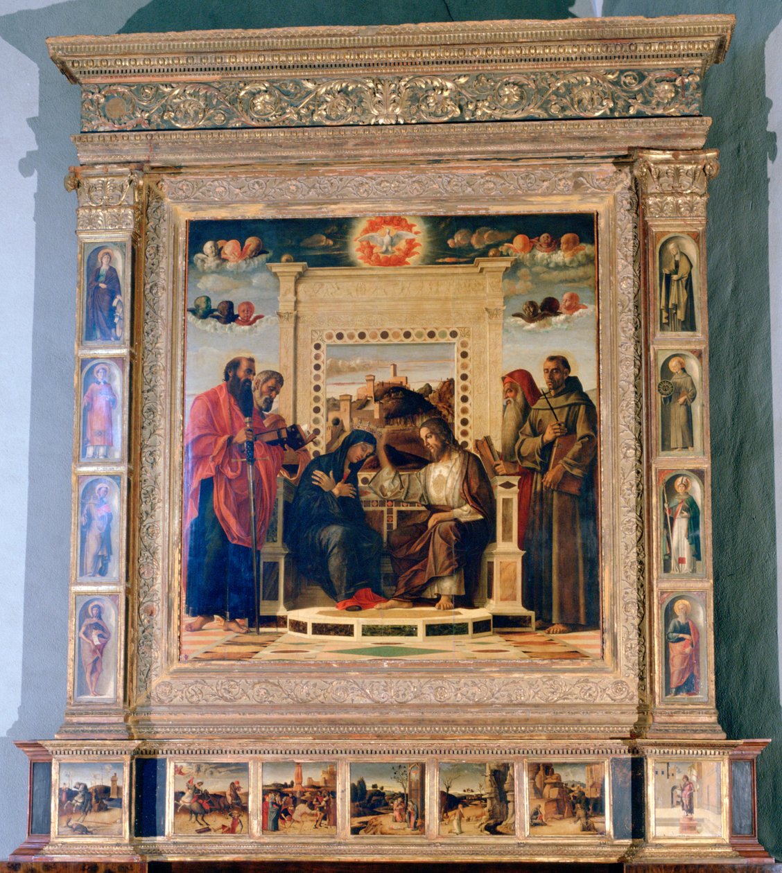 Pesaro oltárkép oltárkép, c1474 alkotó: Giovanni Bellini