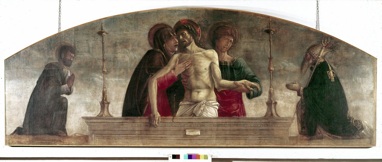 Pieta (Siralom a halott Krisztus felett) alkotó: Giovanni Bellini