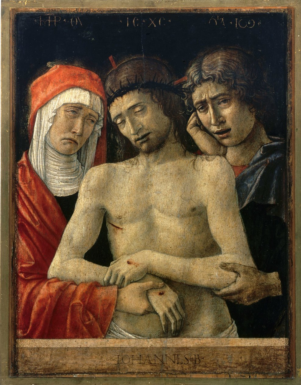 Pieta a Szűzanyával és Szent Jánossal alkotó: Giovanni Bellini