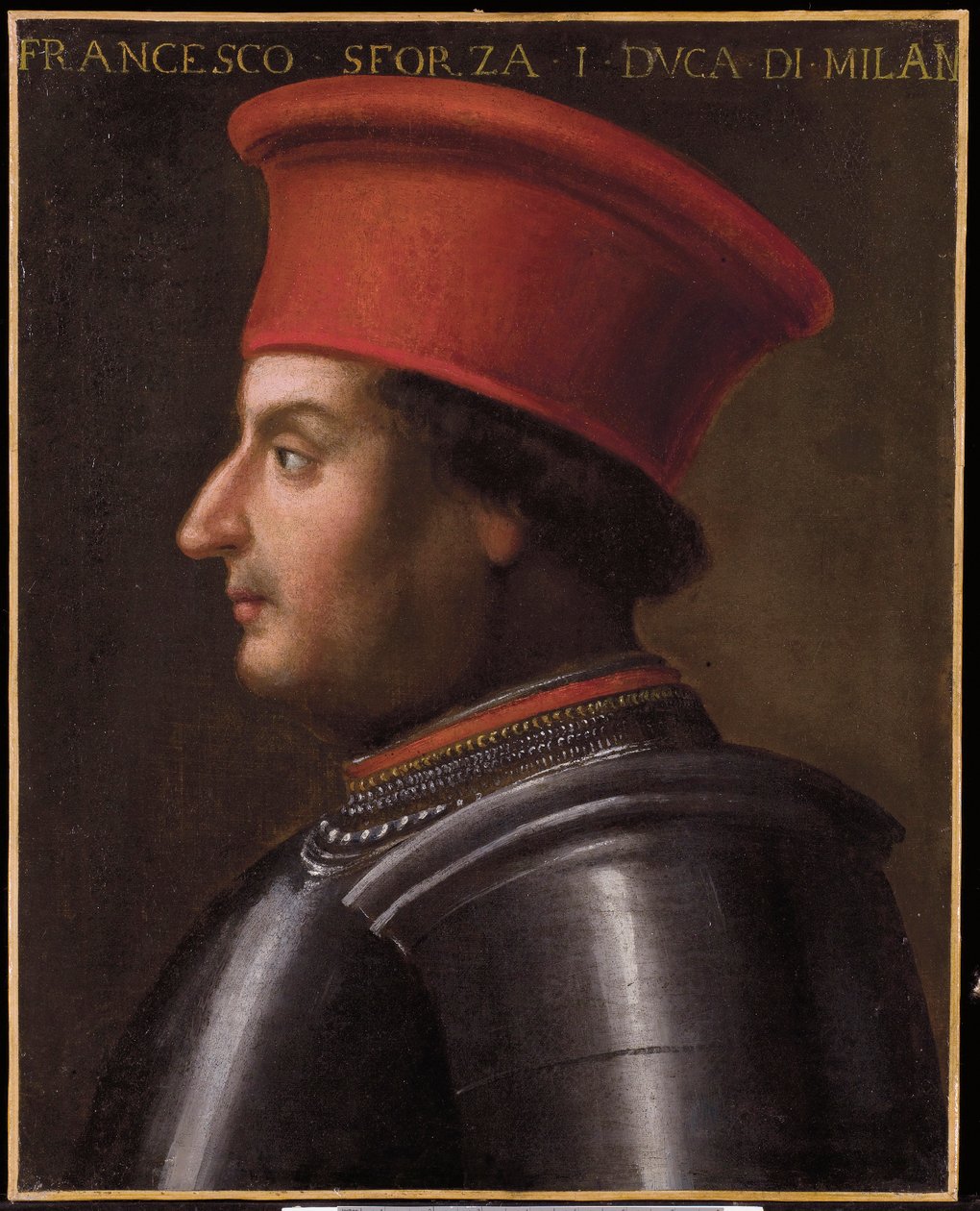 Francesco Sforza portréja alkotó: Giovanni Bellini