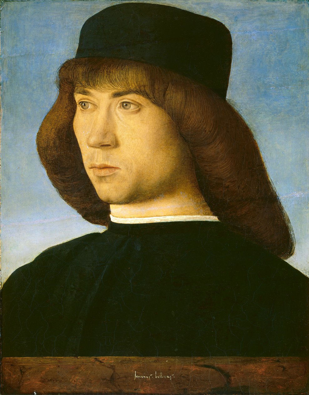 Egy fiatalember portréja alkotó: Giovanni Bellini