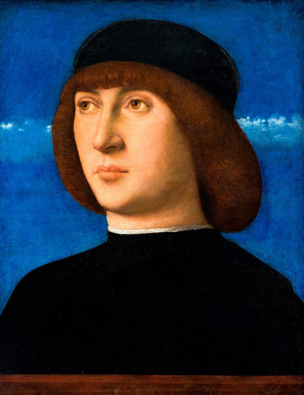 Fiatalember portréja, 1490 körül (olaj, tábla) alkotó: Giovanni Bellini