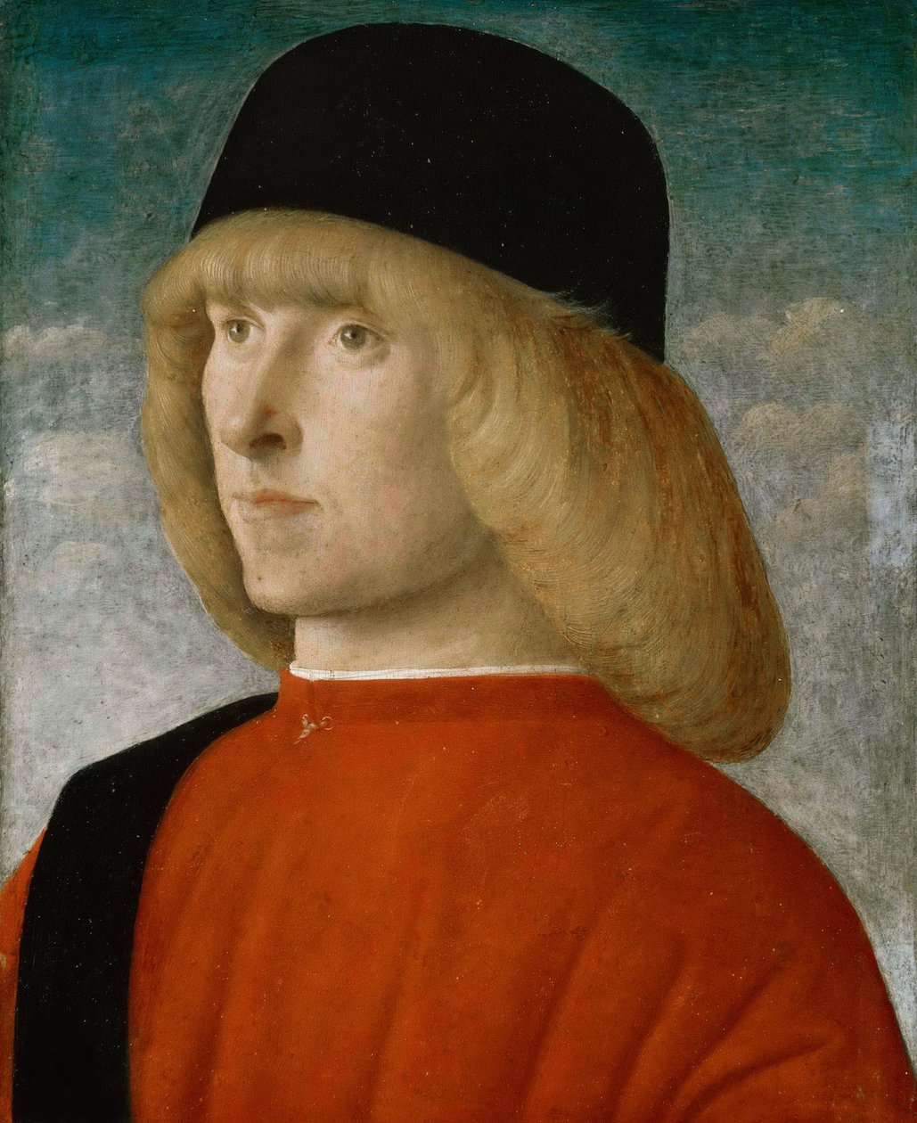 Egy fiatal szenátor portréja, c. 1490-1499. alkotó: Giovanni Bellini
