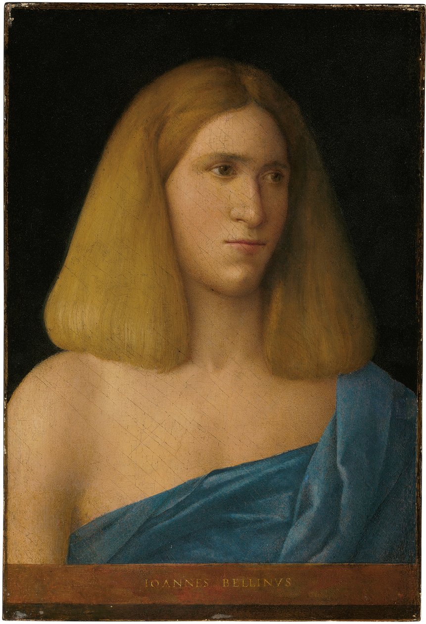 Egy fiatal férfi portréja alkotó: Giovanni Bellini