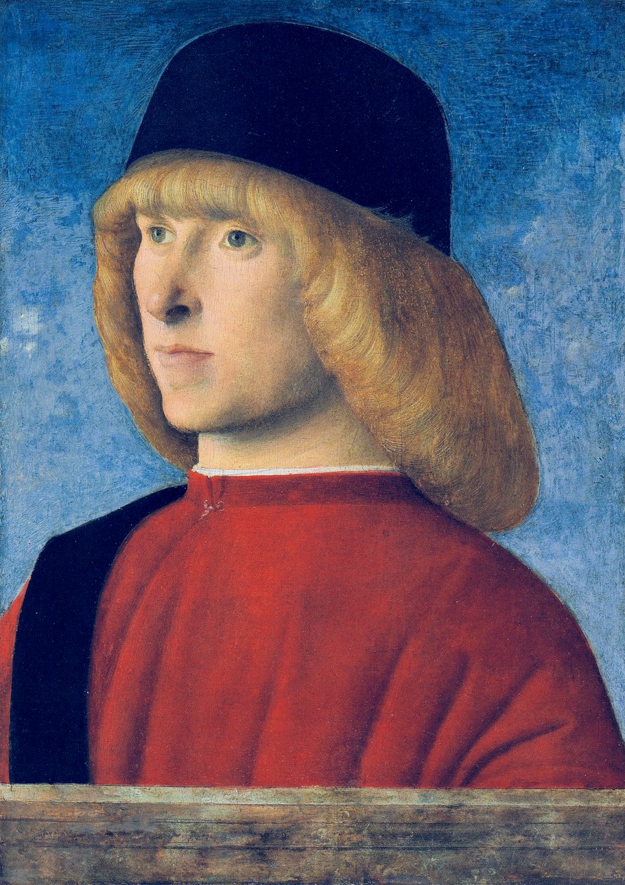 Egy fiatal szenátor portréja alkotó: Giovanni Bellini