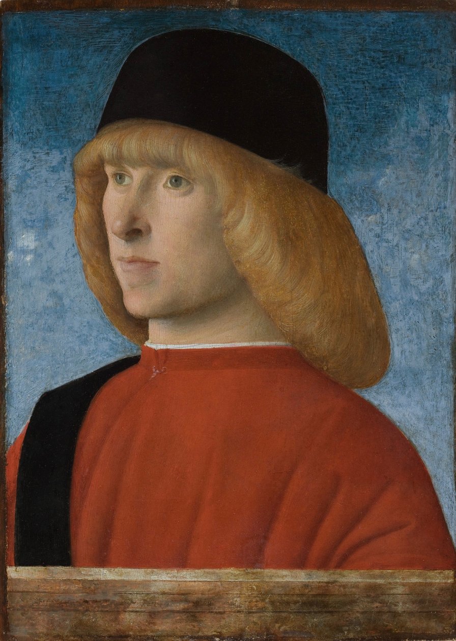 Egy fiatal szenátor portréja alkotó: Giovanni Bellini