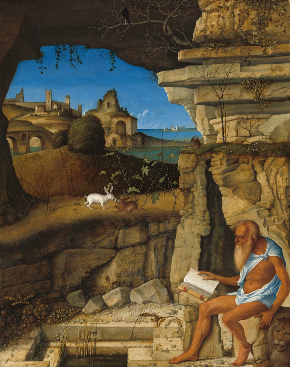 Szent Jeromos Reading alkotó: Giovanni Bellini