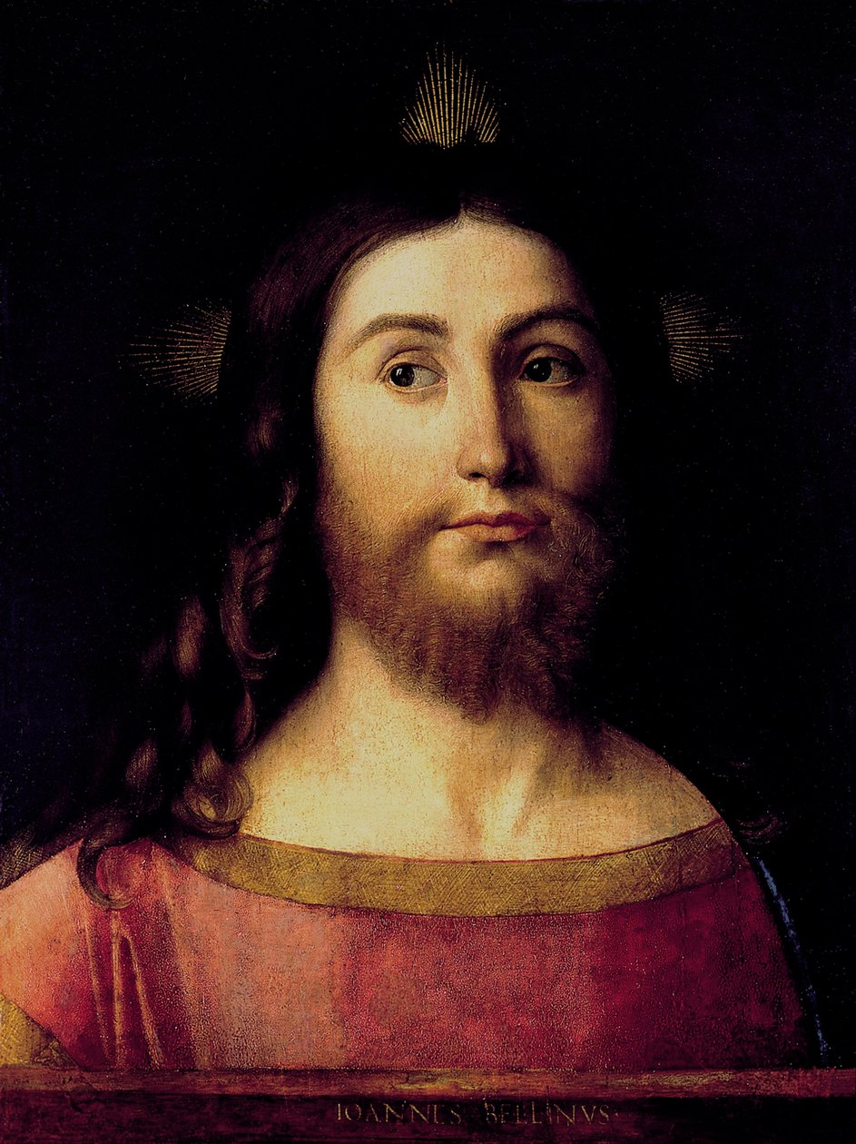 A Világ Megváltója - A Világ Megváltója - Bellini, Giovanni (1430-1516) - kb 1502 - Olaj, fa - 44x33 - Real Academia de Bellas Artes de San Fernando, Madrid ©FineArtImages/Leemage alkotó: Giovanni Bellini