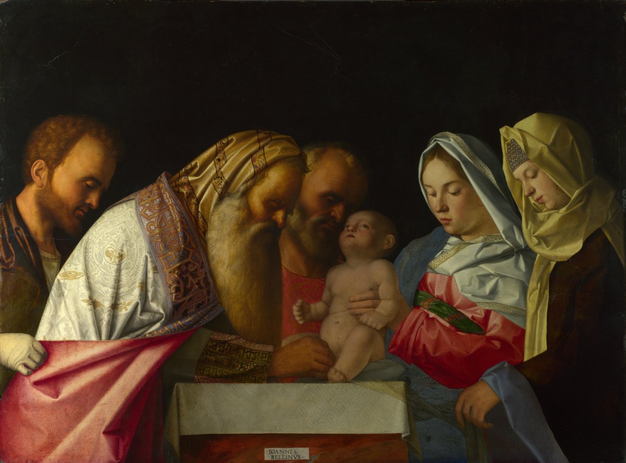 A körülmetélés c. 1500 alkotó: Giovanni Bellini
