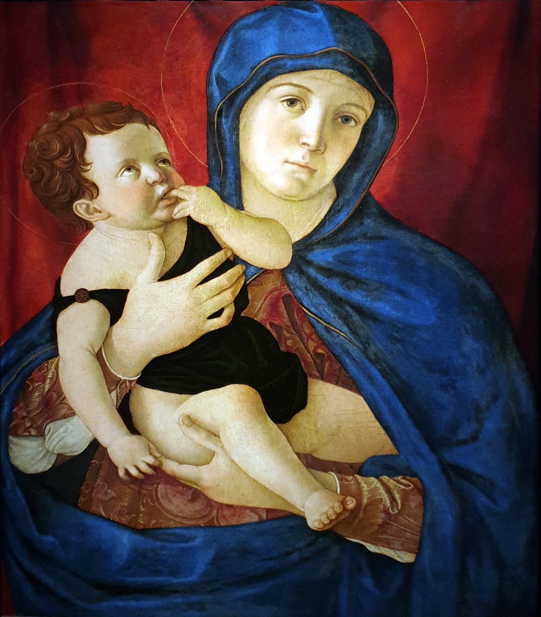 A Szűzanya és gyermeke alkotó: Giovanni Bellini