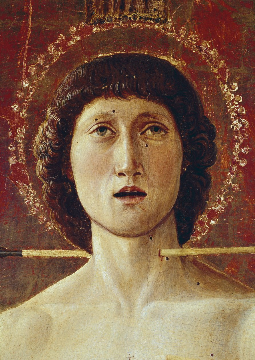 Szent Sebestyén triptichonja. Központi panel (tempera a panelen alkotó: Giovanni Bellini