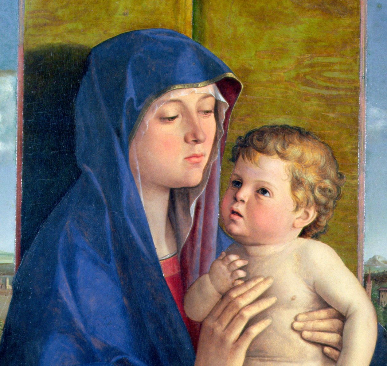 Körte szűz olaj a 76900-as panelrészleten alkotó: Giovanni Bellini