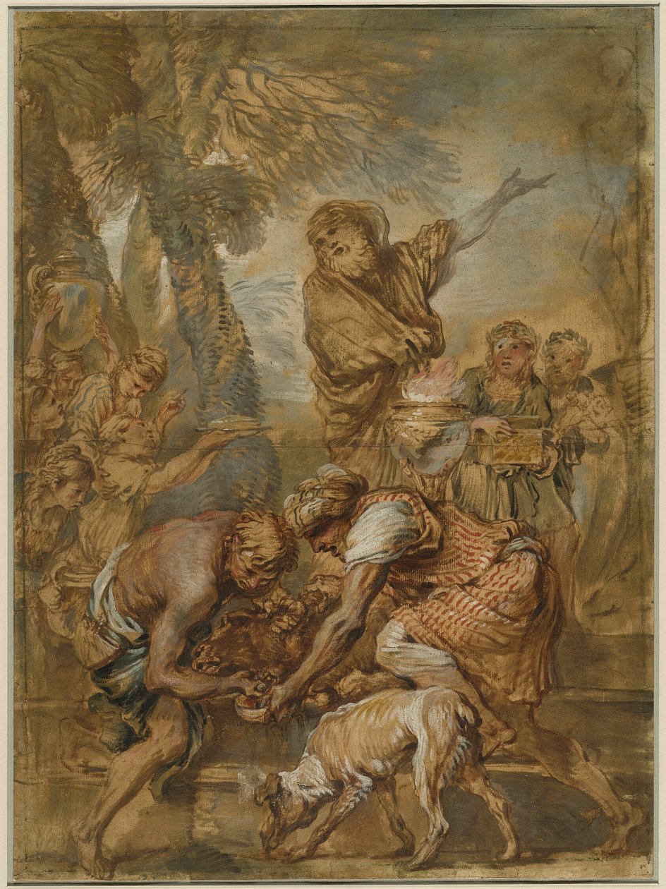 Egy pogány áldozat alkotó: Giovanni Benedetto Castiglione