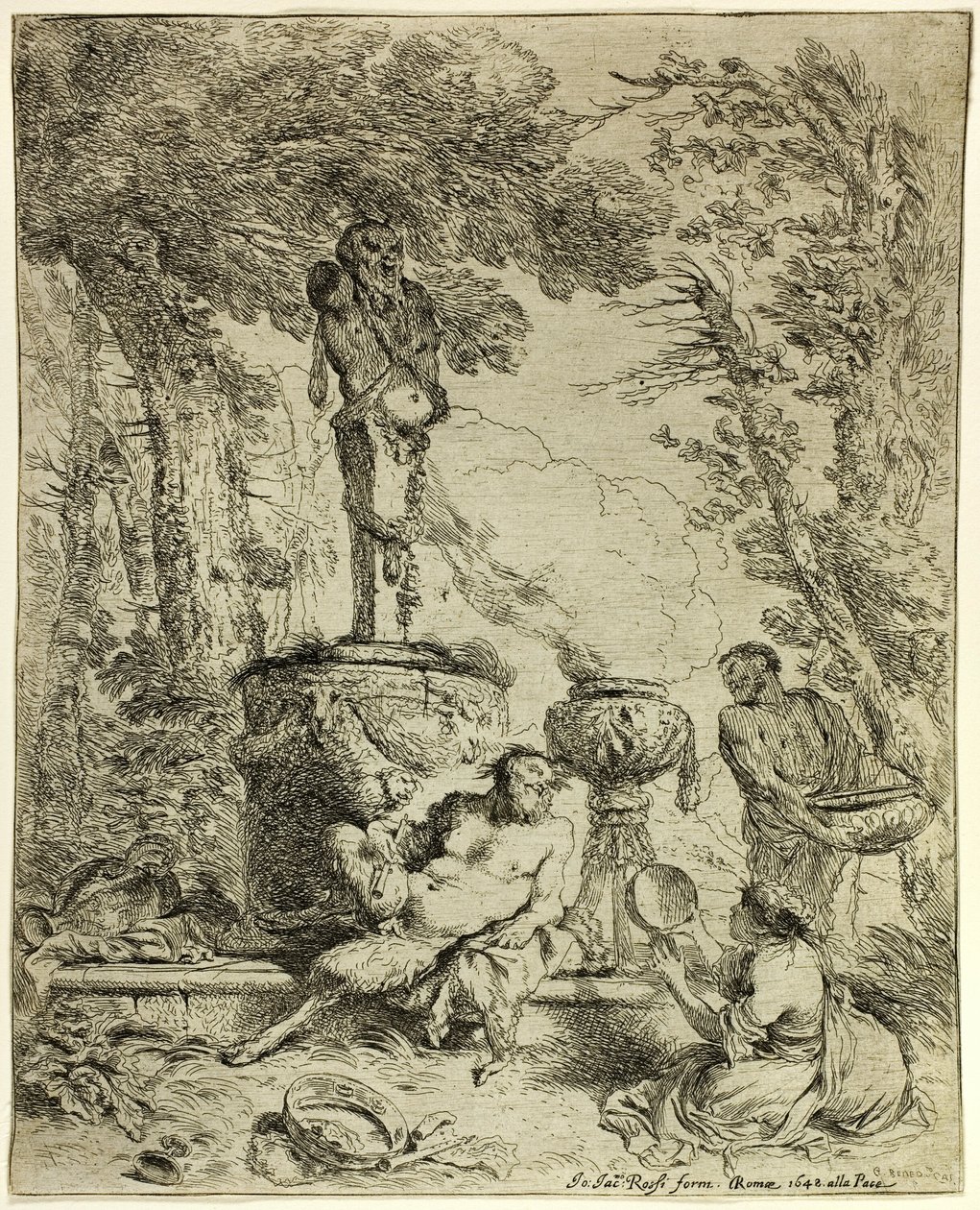 Pán ünnepe alkotó: Giovanni Benedetto Castiglione