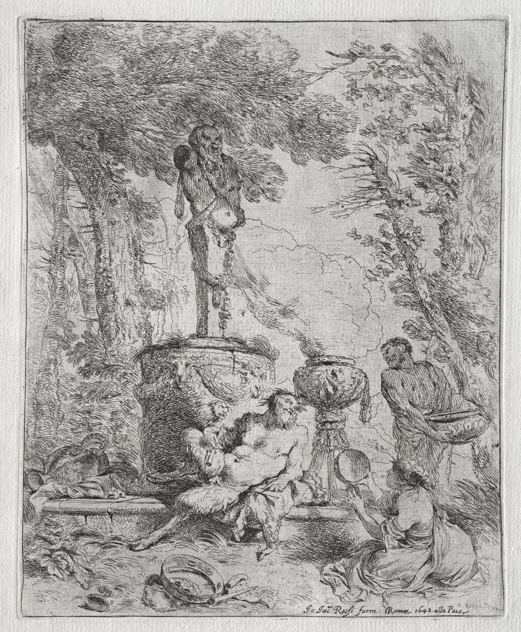 Pan ünnepe alkotó: Giovanni Benedetto Castiglione