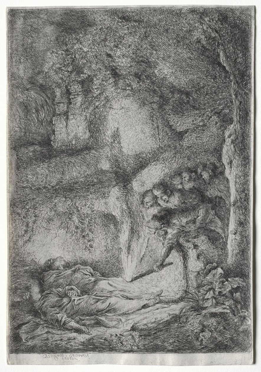 A testek feltalálása S. Pierre és ST. Pál, c. 1650. alkotó: Giovanni Benedetto Castiglione
