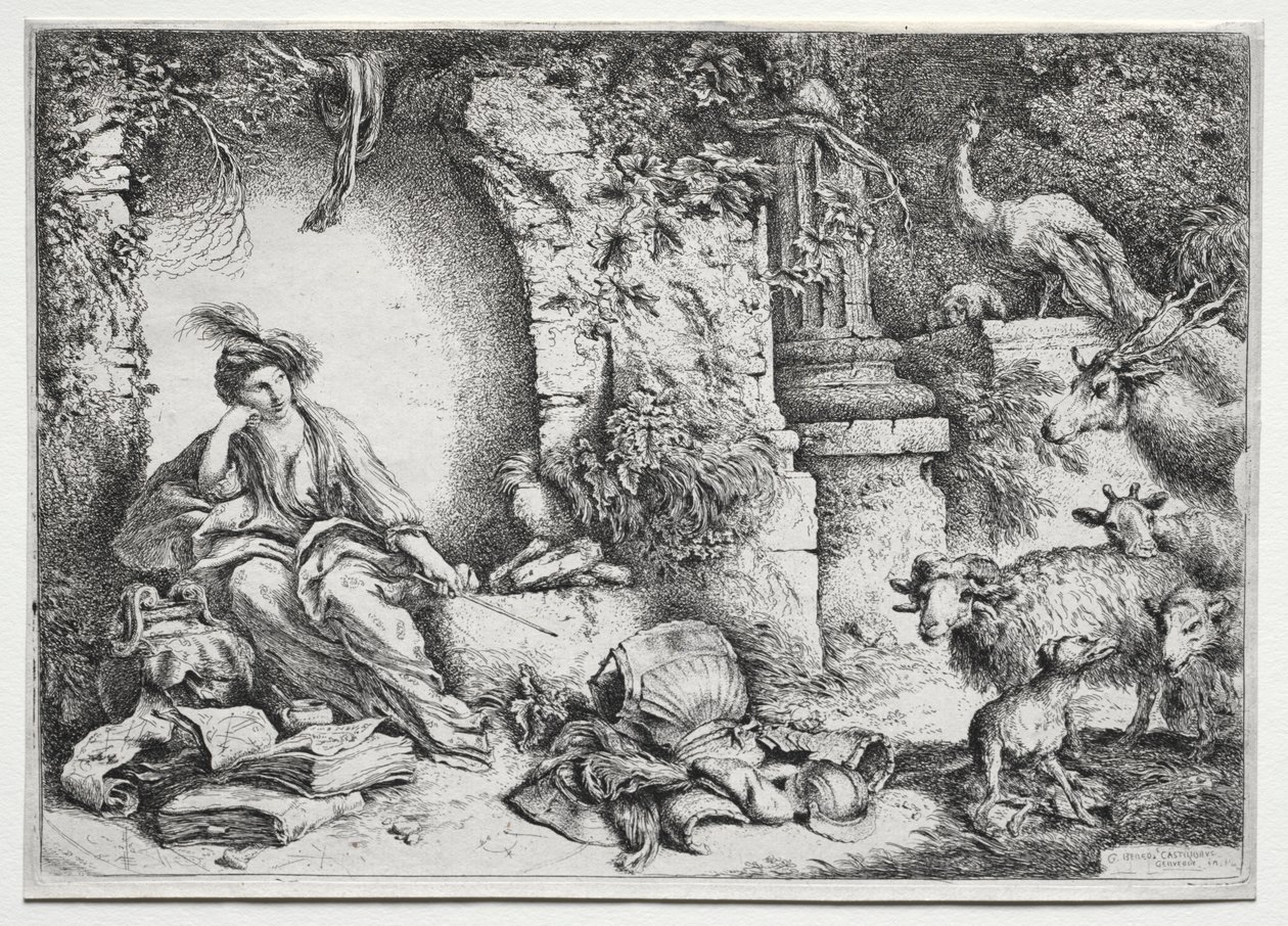 Melankólia alkotó: Giovanni Benedetto Castiglione