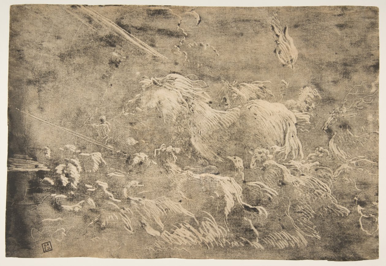 Noé és a bárkába belépő állatok, 1650-55. alkotó: Giovanni Benedetto Castiglione